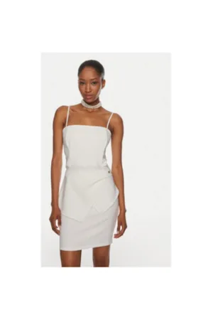 Rochie dama - 304371066 - Poliester - L INTL - Alb