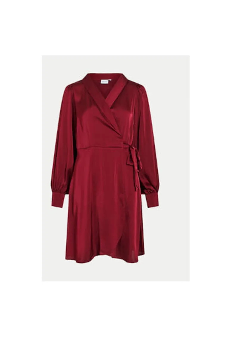 Rochie dama - 304435522 - Poliester - Rosu