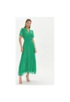 Rochie dama -  304437236 - Viscoza/Matase - XS INTL - Verde