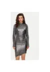 Rochie dama -  304453625 - Poliester - 42 EU - Argintiu