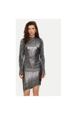 Rochie dama - 304453625 - Poliester - 42 EU - Argintiu