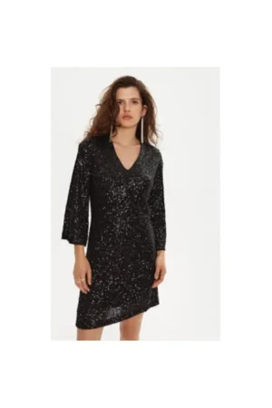 Rochie dama - 304453632 - Poliester - Negru