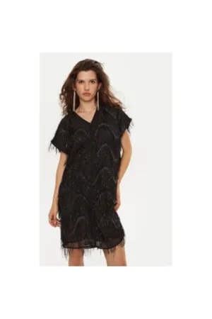Rochie dama - 304453687 - Poliester - Negru