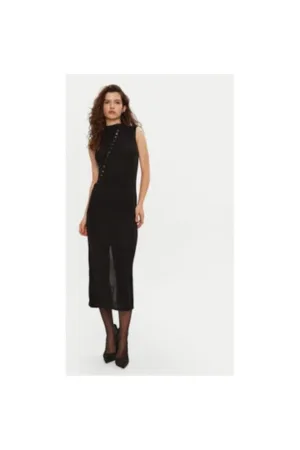Rochie dama - 304453724 - Poliester - Negru