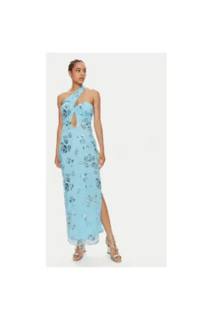 Rochie dama - 304471353 - Poliester reciclat - Albastru