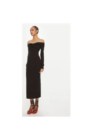 Rochie dama - 304471704 - Modal/Bumbac organic/Elastan - Negru