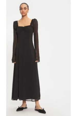 Rochie dama - 304472763 - Poliester reciclat - Negru
