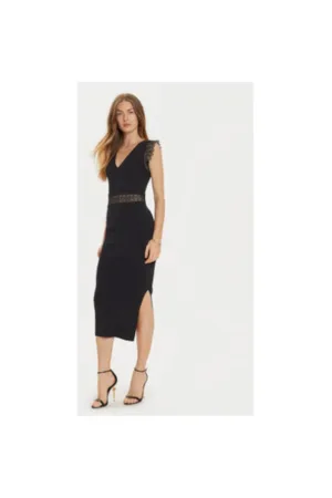 Rochie dama - 304480072 - Viscoza/Poliamida - Negru