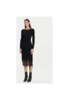 Rochie dama -  304483233 - Viscoza/Poliamida - Negru