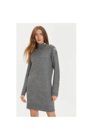 Rochie dama - 304483257 - Poliester/Acril - Gri