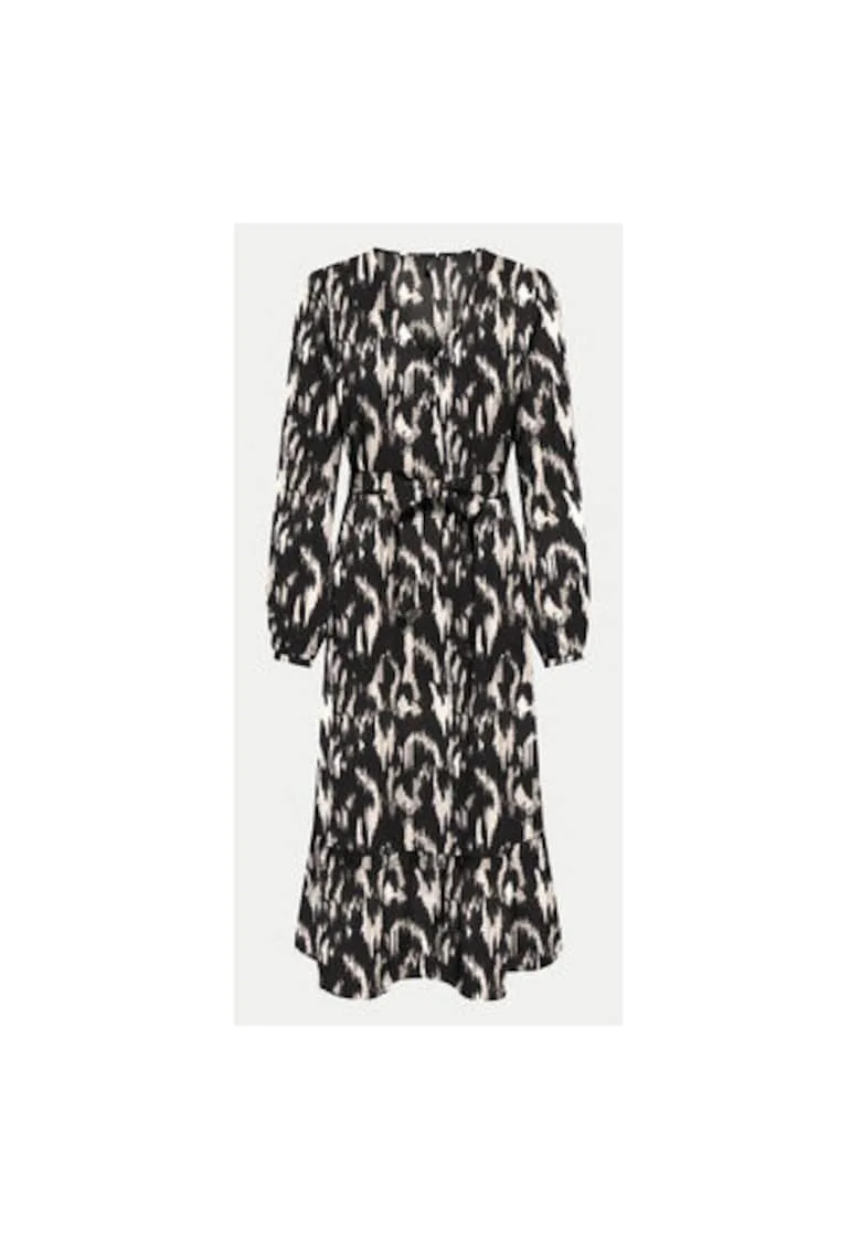 Rochie dama - 304494505 - Poliester reciclat/Poliester - Negru