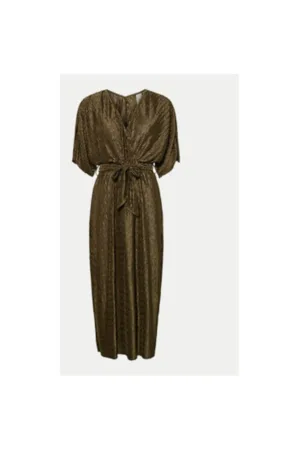 Rochie dama - 304502538 - Poliester reciclat - Maro