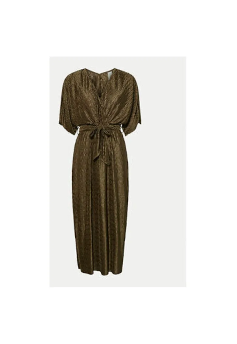 Rochie dama - 304502538 - Poliester reciclat - Maro