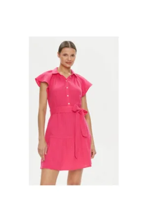 Rochie dama - 304508622 - Bumbac - Roz