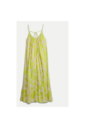 Rochie dama - 304508646 - Bumbac - Verde