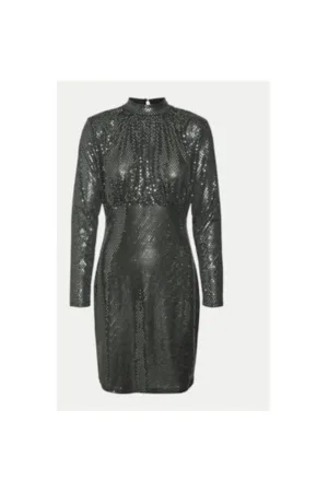 Rochie dama - 304520136 - Poliester reciclat - Argintiu