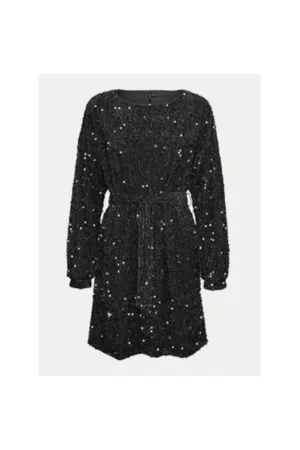 Rochie dama - 304520143 - Poliester reciclat - Negru