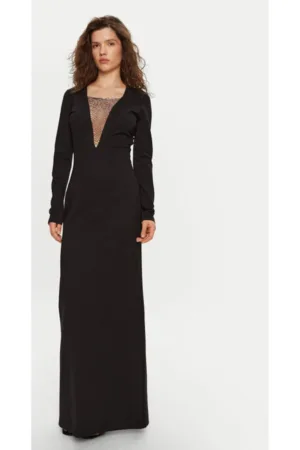 Rochie dama -  304549168 - Viscoza/Poliamida - Negru