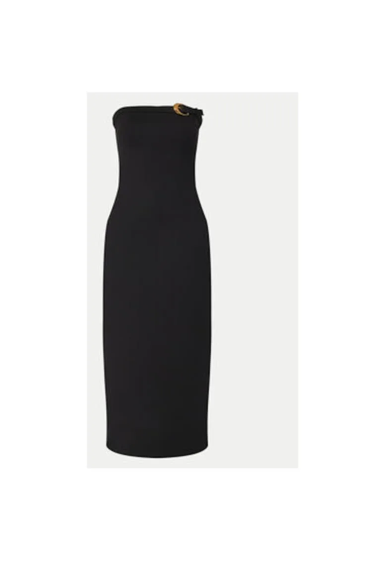 Rochie dama - 304549304 - Viscoza/Poliamida - Negru