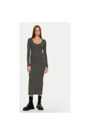 Rochie dama - 304576713 - Bumbac - Gri
