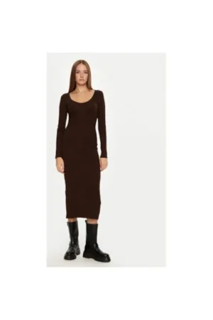 Rochie dama - 304576751 - Bumbac - Maro
