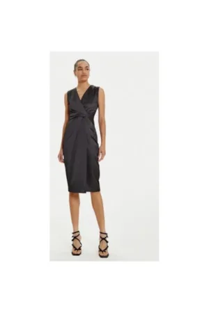 Rochie dama - 304687013 - Poliester - Negru