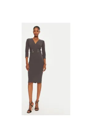 Rochie dama - 304724152 - Poliester - Gri