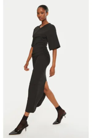 Rochie dama -  304750090 - Poliester - XS INTL - Negru