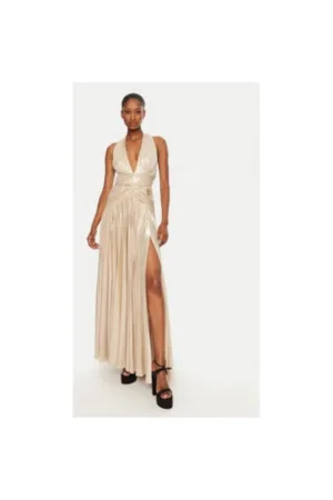 Rochie dama -  304766657 - Poliester - Auriu