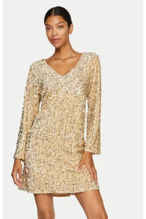 Rochie dama -  304768446 - Poliester - L INTL - Bej