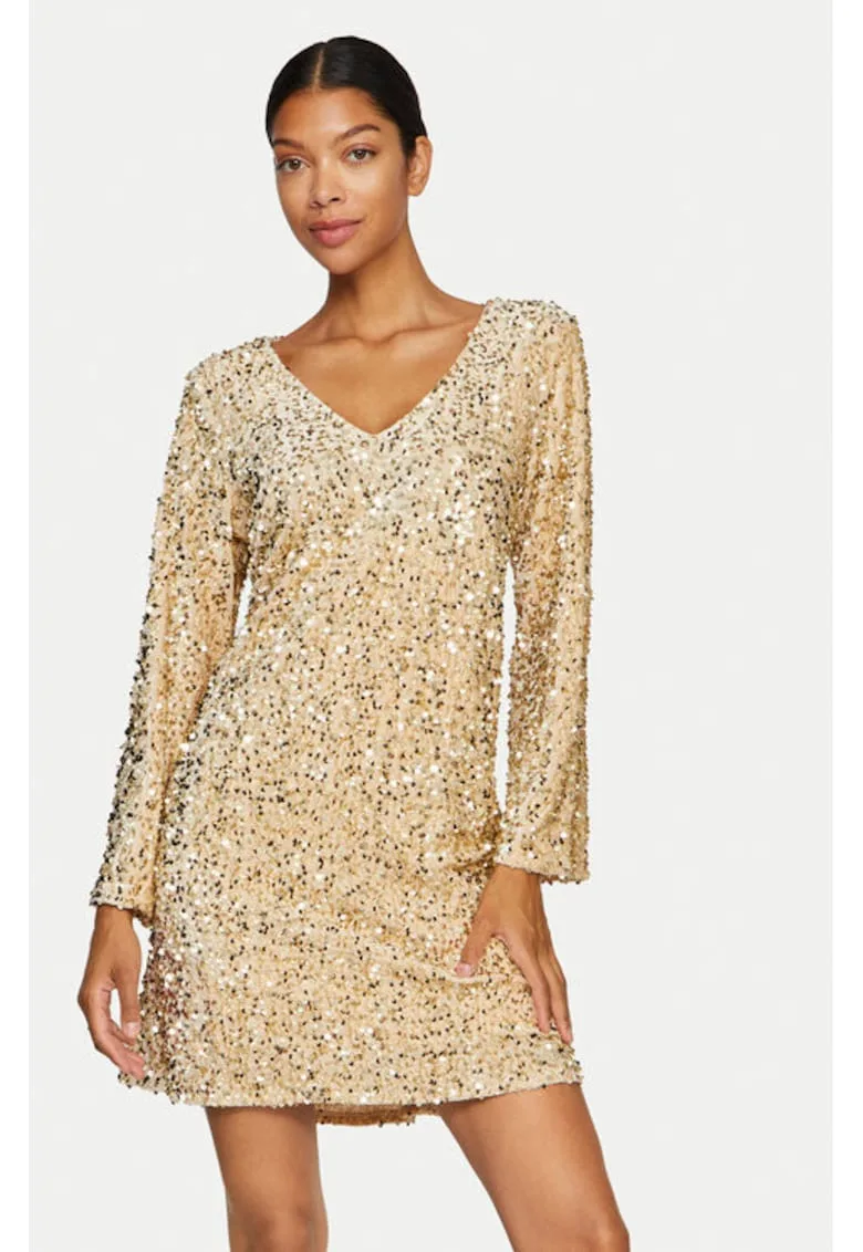 Rochie dama - 304768446 - Poliester - L INTL - Bej