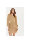 Rochie dama -  304776274 - Viscoza/Poliester - Auriu