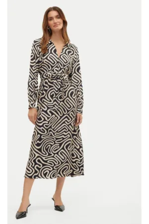 Rochie dama - 304786884 - Viscoza - Negru