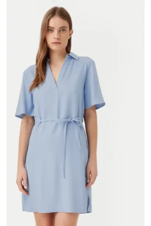 Rochie dama -  304807015 - Viscoza - Albastru