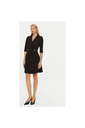 Rochie dama - 304814082 - Poliester - Negru