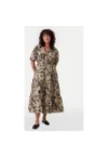 Rochie dama -  304837678 - Bumbac - 2XS INTL - Multicolor