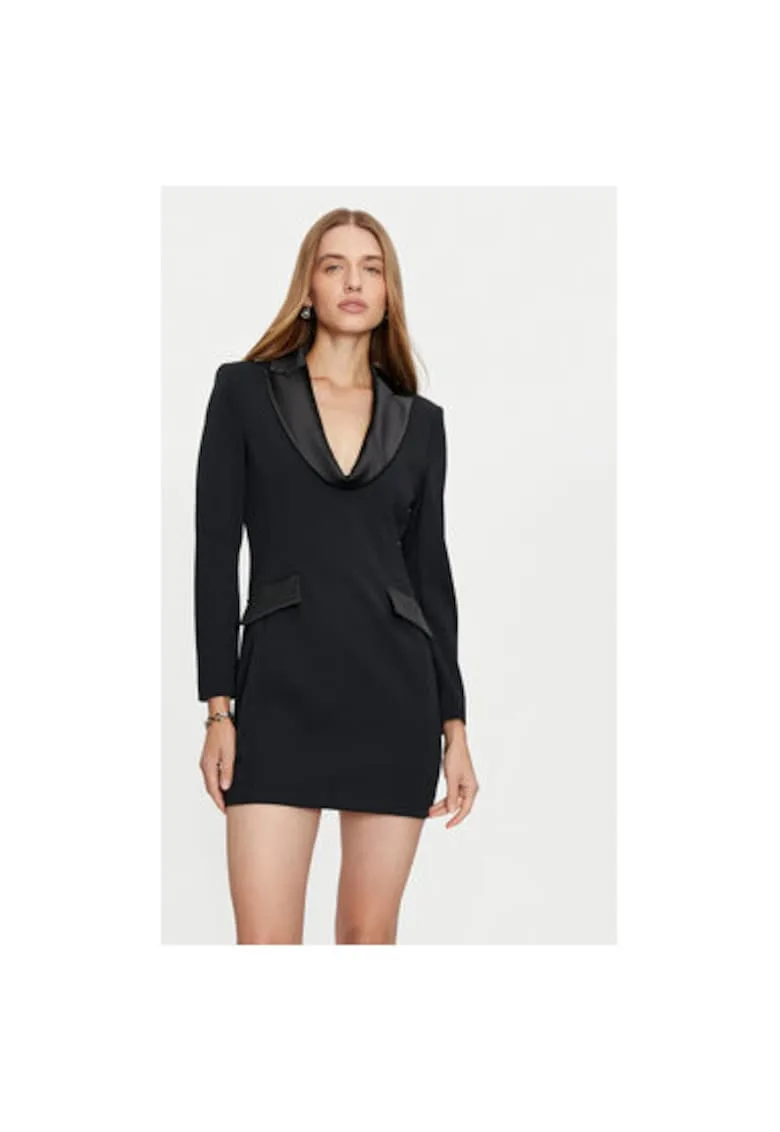 Rochie dama - 304857478 - Poliester - Negru