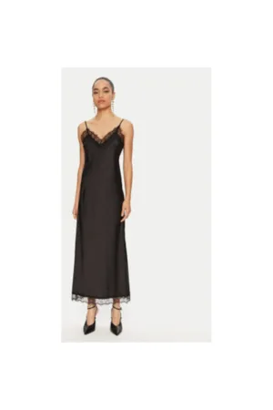 Rochie dama - 304891045 - Poliester - Negru
