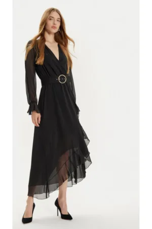 Rochie dama - 304891151 - Poliester - Negru