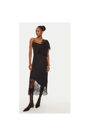 Rochie dama - 304891427 - Viscoza - Negru