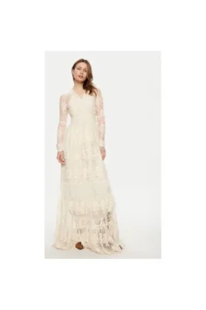 Rochie dama - 304893667 - Bumbac/Poliamida - Alb