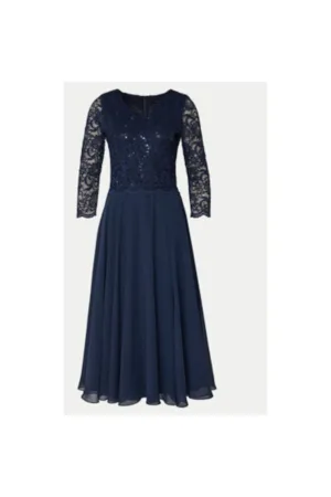 Rochie dama - 304895364 - Poliester - Albastru