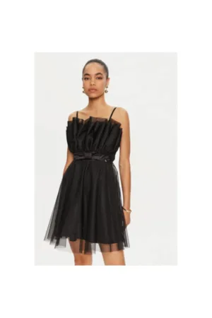 Rochie dama - 304898280 - Poliester - Negru