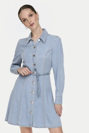 Rochie dama -  304913297 - Lyocell/Bumbac - Albastru