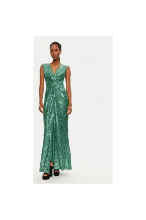 Rochie dama - 304917417 - Poliester - Verde