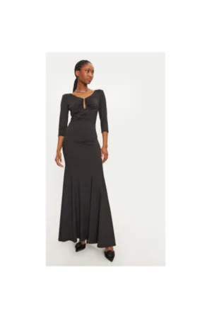 Rochie dama - 304917783 - Poliester - Negru