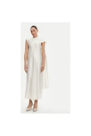Rochie dama - 304928192 - Acetat - Alb
