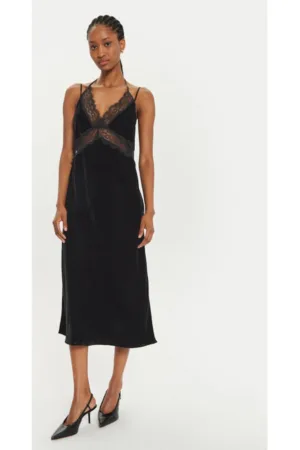 Rochie dama -  304937033 - Poliester - M INTL - Negru