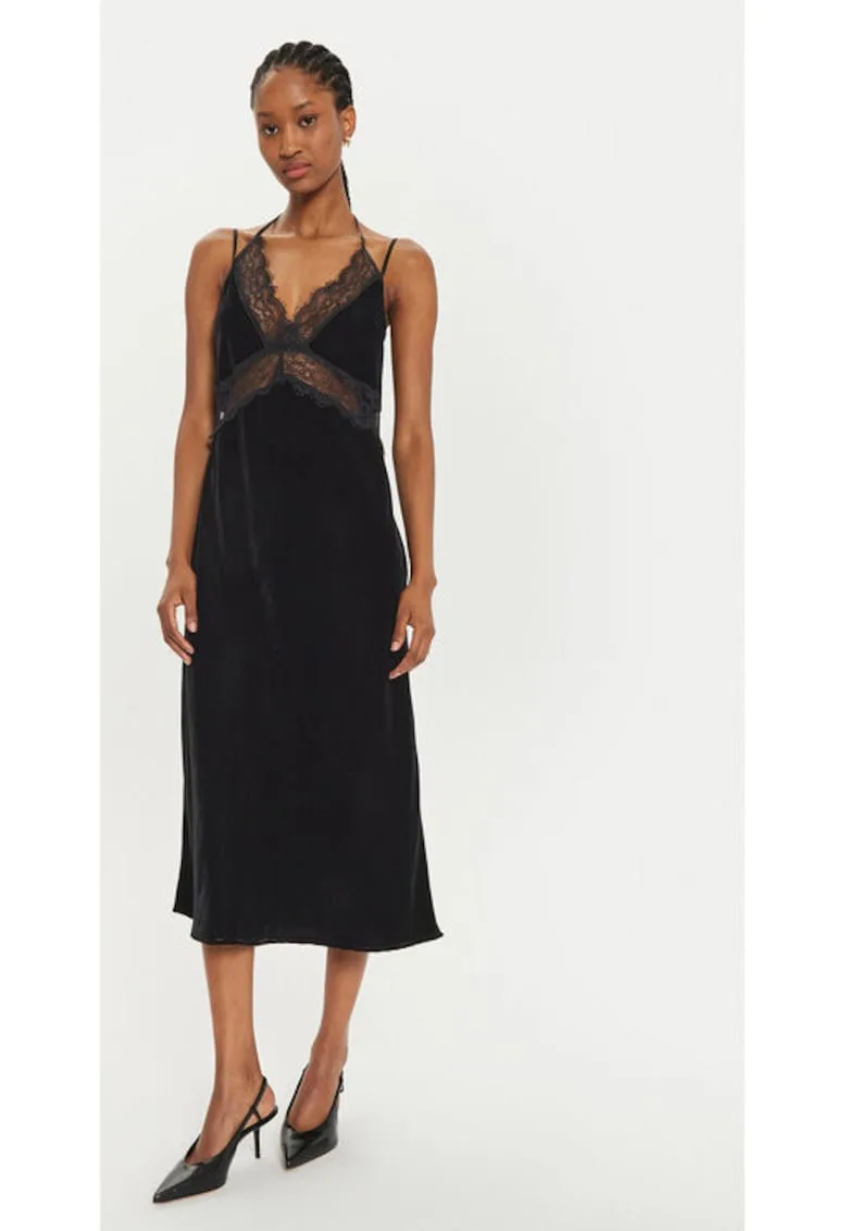 Rochie dama - 304937033 - Poliester - M INTL - Negru