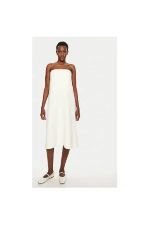 Rochie dama - 304944314 - Poliester/Viscoza - Alb